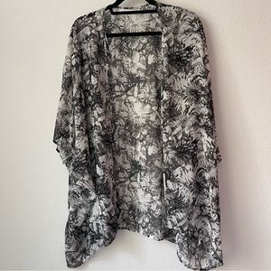 Floral Silk Cardigan